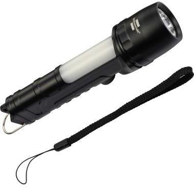 Brennenstuhl Taschenlampe THL 300 LuxPremium LED – 360 lm, 200 m Reichweite, 8 Lichtmodi