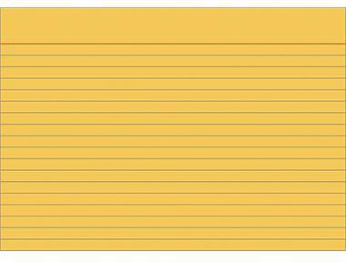 BRUNNEN Karteikarte DIN A7 liniert weiß 100 St./Pack. – 180 g/m² Karton