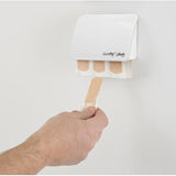 QUICKFIX Pflasterspender UNO 5532 weiß inkl. 45 elastische Pflaster – hygienisch einzeln verpackt