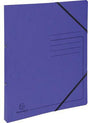 Exacompta Ringbuch DIN A4 Colorspankarton blau, 2-Ring-Mechanik, 140 Blatt