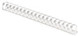 Fellowes Plastikbinderücken COMB 5347005 16mm weiß 100 St./Pack. für DIN A4