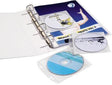 DURABLE CD/DVD Hülle COVER EASY 10 St. transparent – 2fach Lochung, Schutzvlies, extrastarke Folie