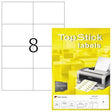 HERMA TopStick Universaletiketten 105 x 74 mm, weiß, 800 Stück, für Laser-, Inkjet- und Kopierer