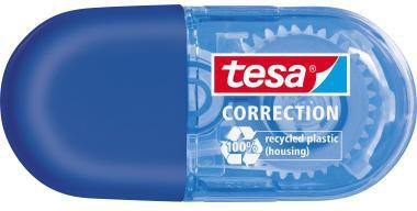 tesa Korrekturroller ecoLogo Mini 59814 – 5 mm x 6 m, recyceltes Gehäuse, inkl. Schutzkappe