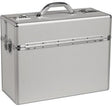 ALUMAXX Pilotenkoffer ALPHA 45100 mit Zahlenschloss, 48x37,5x20 cm, silber
