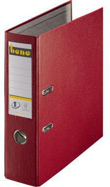 BENE Ordner 291400 blau DIN A4 80 mm PP FSC – Klassischer Standardordner