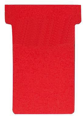 FRANKEN T-Karte TK201 Größe 2, 84 x 48 mm, rot, 100 Stück pro Packung, 170 g/m²