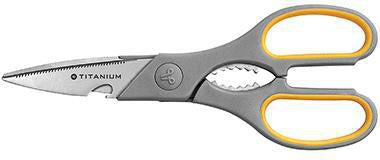 Westcott Universalschere TITAN Nitrid Bonded SUPER 210 mm – haftabweisend, ergonomisch, für Links- und Rechtshänder
