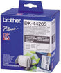 Brother Endlosetikettenrolle DK-44205 Papier wiederablösbar weiß 6,2 cm x 30,48 m