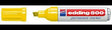 edding Permanentmarker 500 gelb – Nachfüllbarer Marker mit Keilspitze 2-7 mm für Papier, Metall, Glas & Kunststoff