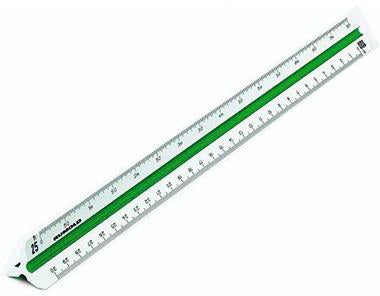 RUMOLD Dreikantmaßstab 150/2/30 Berufsschule 30 cm Kunststoff weiß