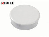 DAHLE Haftmagnet 95538-20983 38mm weiß 10 St./Pack. – Runde Präsentationsmagnete mit 2,5 kg Tragkraft