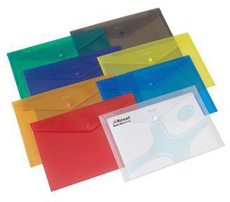 Rexel Dokumentenmappe Carry Folder DIN A4 – 150 Blatt, Polypropylen, farbig sortiert