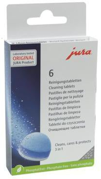 JURA Reinigungstabletten 3-Phasen – 6 Stück für Kaffeevollautomaten