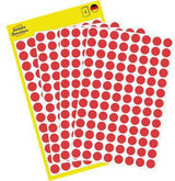 AVERY ZWECKFORM Markierungspunkt 3010, 8 mm, rot, 416 Stück pro Packung