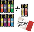 Post-it Haftstreifen Index Mini Promotion 683-VAD1 – Farbige Markierungsfähnchen mit 2x24 Index Pfeilen