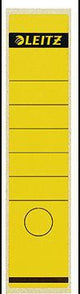 LEITZ Ordnerrückenetikett 61,5 x 285 mm weiß, 10 Stück – selbstklebend mit Greifrand