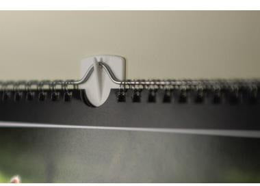 tesa Powerstrips Bildernagel 58031 – 2 Nägel + 4 Strips, weiß, 1 kg Tragkraft