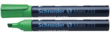 Schneider Permanentmarker Maxx 233 mit Keilspitze 1-5 mm, nachfüllbar, blau