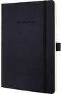 SIGEL Notizbuch Conceptum CO320 DIN A5 Softcover kariert 194 Seiten schwarz