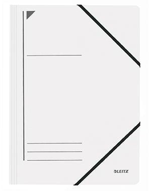 LEITZ Eckspanner DIN A4 250 Blatt Pendareckarton weiß recycelt Blauer Engel