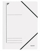 LEITZ Eckspanner DIN A4 250 Blatt Pendareckarton weiß recycelt Blauer Engel
