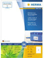 HERMA Universaletikett Recycling 210 x 297 mm, 80 Etiketten, naturweiß, Blauer Engel