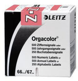 LEITZ Buchstabensignal Orgacolor 66221000 M rosa 250 Stück