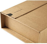 COLOMPAC Versandkarton POST-BOX CP067.07 – 46x16x31 cm, braun, Selbstklebeverschluss, FSC