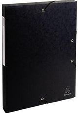 Exacompta Exabox 50301E Heftbox DIN A4 25mm Colorspankarton schwarz