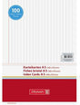 BRUNNEN Karteikarte DIN A5 quer liniert weiß 100 St./Pack. 180 g/m²