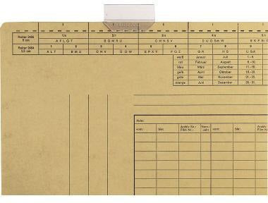 Leitz Vollsichtreiter 50 x 30 mm, 3-zeilig, transparent, 50 Stück – für Einstell- und Pendelmappen