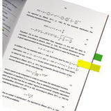 SIGEL Haftmarker HN615 50x60mm farbig sortiert 5 St./Pack. – Reißfeste PET-Haftstreifen