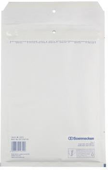 Soennecken Luftpolstertasche D/1 170x265mm mit Haftklebung, 100 Stück, weiß