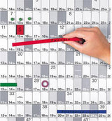magnetoplan Magnetband magnetoflex 10 mm x 1 m – weiß, beschriftbar & abwischbar