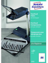 Avery Zweckform OHP Kopierfolie 3555, klar, DIN A4, 100 Folien, für S/W-Kopierer