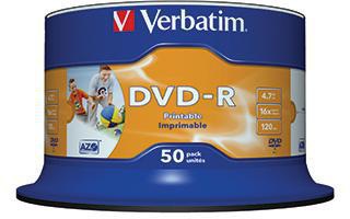 Verbatim DVD-R 43538 16x 4,7GB 120Min. Spindel 25 St./Pack.