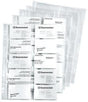 Soennecken Visitenkartenhülle 1611 – 10 Stück, transparent, für DIN A4, 20 Karten, links offen