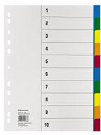 10 Registerblätter