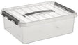 SUNWARE Aufbewahrungsbox the q-line 10l DIN A4 transparent 40x30x11 cm