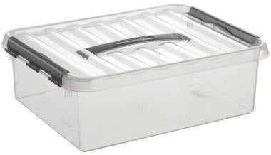 SUNWARE Aufbewahrungsbox the q-line 10l DIN A4 transparent 40x30x11 cm
