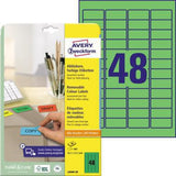 Avery Zweckform Universaletiketten L6038-20, 45,7 x 21,2 mm, rot, 960 Etiketten, wieder ablösbar