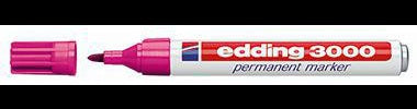 edding Permanentmarker 3000 – Rundspitze 1,5-3 mm, hellgrün, nachfüllbar, Made in Germany