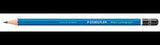STAEDTLER Mars Lumograph 100-2B Bleistift 2B blau, 17,5 cm, bruchfest, Made in Germany