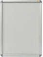 Nobo Plakatrahmen 1902212 DIN A2 47,8x65,2x1,7cm silber – Bilderwechselrahmen mit Antireflexglas
