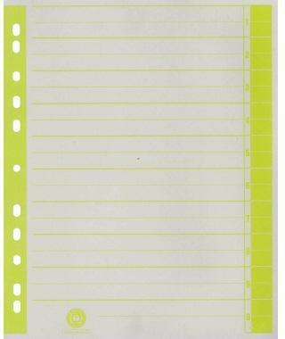 Trennblatt RC Karton 9541101100 A4 chamois/grün 100 St./Pack.