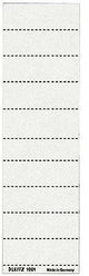 LEITZ Beschriftungsschild ALPHA® 60 x 21 mm, 4-zeilig, weiß, 100 Stück/Pack.