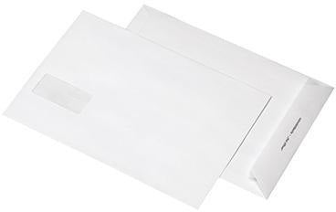 MAILmedia Versandtasche DIN B4 mit Fenster, 120 g/m², Haftklebung