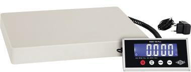 WEDO Paketwaage PAKET 100 Plus – 100 kg, separates Metall-Display, Zählfunktion