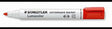 STAEDTLER Whiteboardmarker Lumocolor 351-2 – 2 mm rote Rundspitze, nachfüllbar